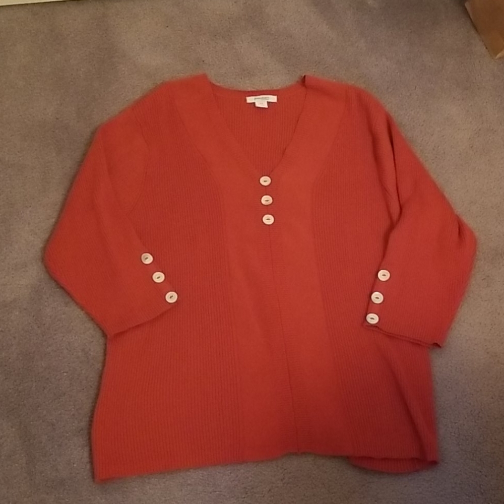 Orange sweater